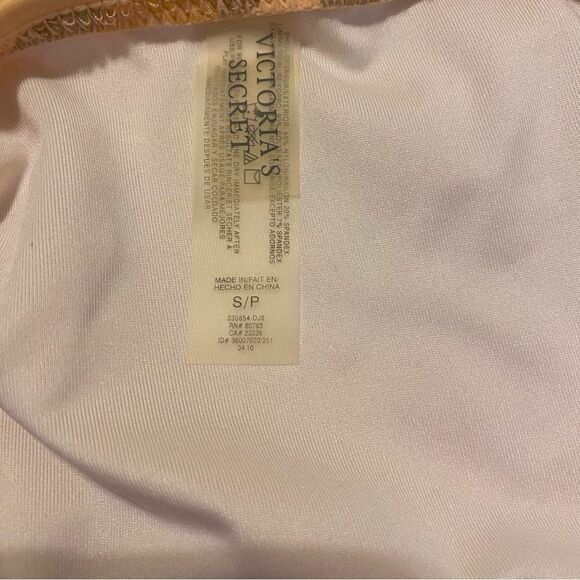 Victoria's Secret Peach Gold Chain Bikini Bottom Small - Picture 6 of 7